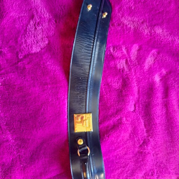 Rare Moschino Redwall Leather Belt sz 44